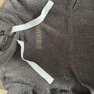 Super thick Gymshark cropped teddy hoodie